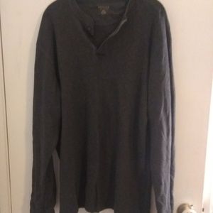 Sonoma Gray Thermal Long Sleeve Shirt XXL